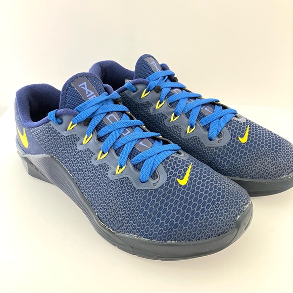 Men's Nike Metcon 5 By You ID (CJ5613-991) Blue Athletic Sneakers Size 8 EUC - Picture 10 of 15